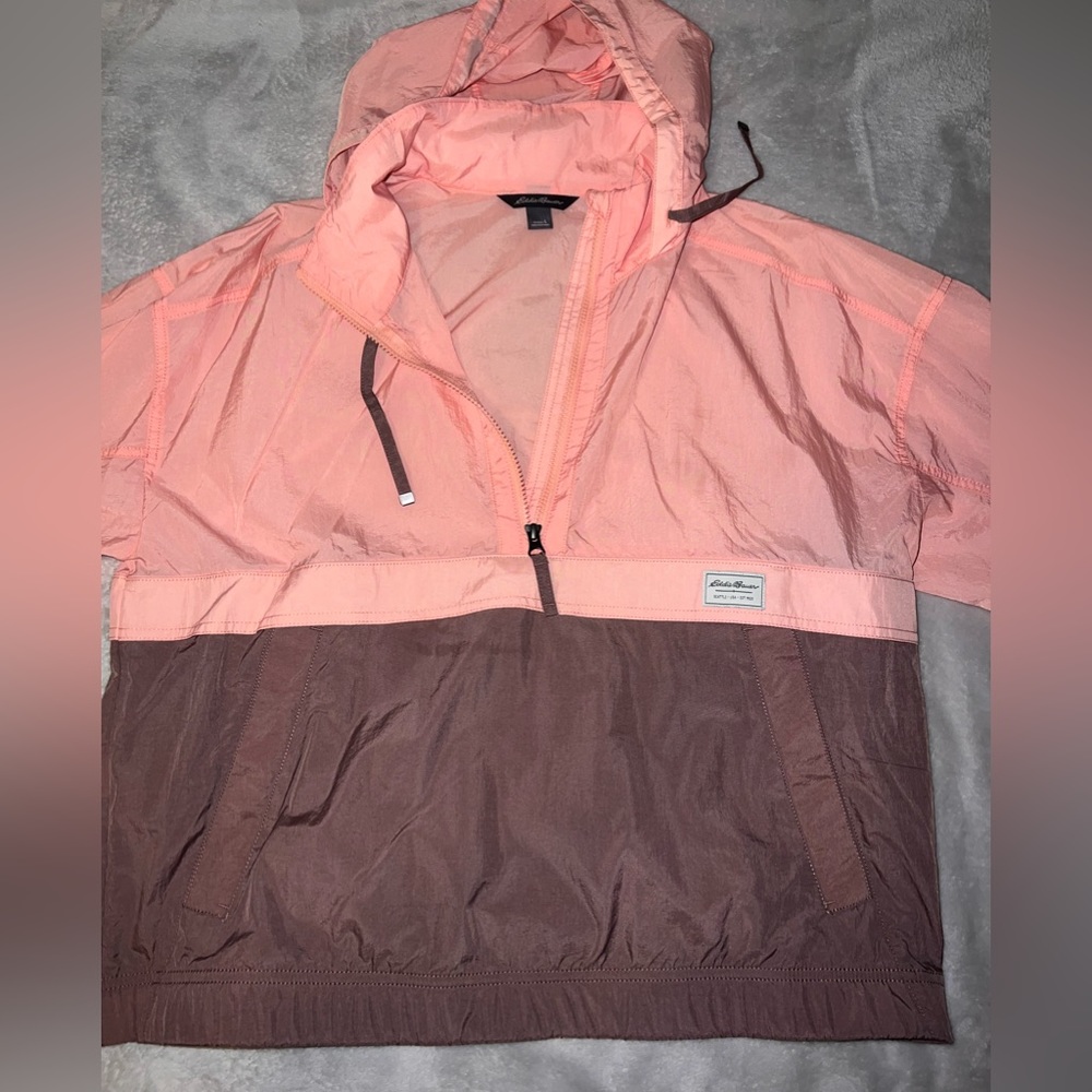 Eddie Bauer Womens Pullover Windbreaker